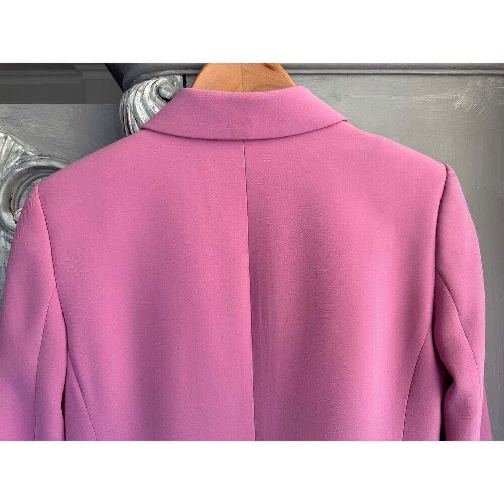 Judith & Charles Rae Pink Longline Blazer Dress Jacket Size 8 Made Canada $675 - Picture 5 of 15